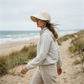 ⏳ LAST DAY SALE: ONLY £17.99!! 🎁✨ Women's UPF 50+ Elegant Foldable Sun Hat – Wide-Brim Cotton Bucket Hat with Neck Flap & Adjustable Strap – Packable, Breathable & Beach-Ready 🌞🇬🇧