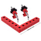90 Degree Woodworking Corner Clamp Kit, Aluminum Alloy Right Angle Positioning Squares for Cabinets, Drawers, Frames and Furniture 📐