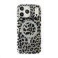 Magnetic Leopard Print Phone Case for iPhone 13 to 17 Series, Shockproof TPU PC Cover with Wireless Charging Support and Non Slip Grip 🐆📱✨