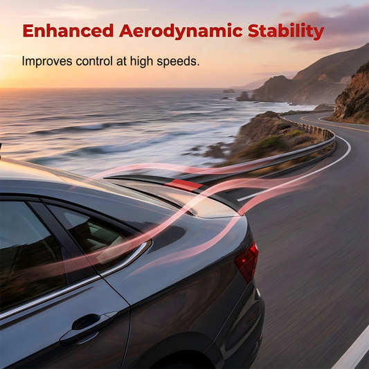 🚗⚡ LIMITED-TIME 53% OFF! Car Downforce Rear Spoiler – Drill-Free Adhesive Install, Adjustable 3-Piece Design & Durable ABS Build 🏁