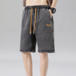 Men's Summer Lightweight Denim Shorts Loose Fit Casual Five-Point Pants