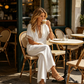 👚 53% OFF! Women’s V-Neck Top & Wide-Leg Pants Set – Elegant, Lightweight & Easy to Style