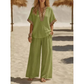 👚 53% OFF! Women’s V-Neck Top & Wide-Leg Pants Set – Elegant, Lightweight & Easy to Style
