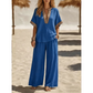 👚 53% OFF! Women’s V-Neck Top & Wide-Leg Pants Set – Elegant, Lightweight & Easy to Style