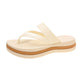 👡 Women’s Woven Strap Platform Flip-Flops👣 – Cushioned, Non-Slip & Summer-Ready