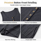 👗☀️ LIMITED-TIME 53% OFF! Women’s Waffle-Knit Button-Front Romper – Breathable Comfort, Deep Pockets & Relaxed Summer Fit ✨