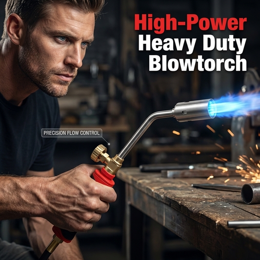 ⏳Limited-time 50% off⏰High-Power Gas Torch with Adjustable Flame Control♨️🔥