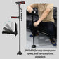 🦯💡 LIMITED-TIME 50% OFF! Multifunction Folding Walking Cane – Built-In Light, Emergency Alarm, Quad Base & 5-Level Height Adjustment