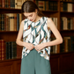 🌸 Women’s Floral Top & Wide-Leg Pants Set – Elegant, Comfy & Plus-Size Friendly