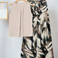 🌸 Women’s Floral Top & Wide-Leg Pants Set – Elegant, Comfy & Plus-Size Friendly