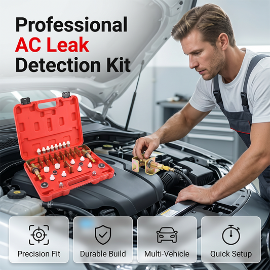 🔧 50% OFF NOW! ⏰ Universal Automotive Air Conditioning Leak Detection Kit – Accurate & easy to use – Essential for refrigerant system maintenance – safe for all AC types ❄️🔍✨