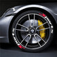 🏎️✨Universal Sports Tire Sidewall Letter Stickers