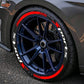 🏎️✨Universal Sports Tire Sidewall Letter Stickers