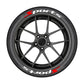 🏎️✨Universal Sports Tire Sidewall Letter Stickers