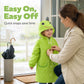 🐸 52% OFF! Kids Frog-Style Rain Poncho ☔– Waterproof, Lightweight & Backpack-Friendly