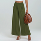 🎉 2026 Sale — Over 112,255 Sold! 👖 Women's Casual Wide Leg Pants – Milk Silk Fabric & Elastic High Waist 🌸
