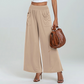 🎉 2026 Sale — Over 112,255 Sold! 👖 Women's Casual Wide Leg Pants – Milk Silk Fabric & Elastic High Waist 🌸