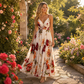 🌺 NEW ARRIVAL 👗 Women’s Floral Maxi Dress – Adjustable Thin Straps, Flowing Silhouette & Summer Elegance ✨