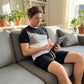 🏃‍♂️ ACTIVE SUMMER 👕 Men’s T-Shirt and Shorts Set – Breathable Feel, Handy Pockets & Machine-Washable Care