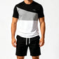 🏃‍♂️ ACTIVE SUMMER 👕 Men’s T-Shirt and Shorts Set – Breathable Feel, Handy Pockets & Machine-Washable Care