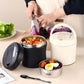 🍱 Large Capacity Food Flask — 1.5L | Double-Walled | Folding Spoon | All-Day Warm Meals