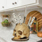 🎃🔥 FLASH SALE — 50% OFF 🔪 Gothic Skull Knife Holder – Durable Resin, Versatile Knife Storage & No Installation