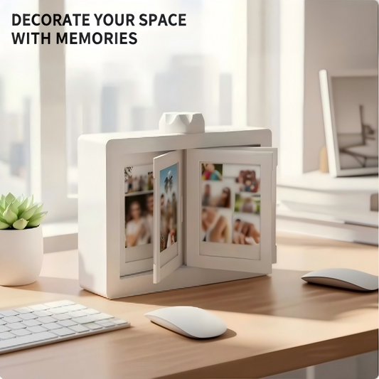 🔥 LAST DAY DEAL 📸 Flip Photo Album Frame – Holds 12–24 Photos, Compact Display & Meaningful Gift 🎁
