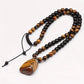 🐯🔥 LIMITED TIME 52% OFF! Men’s Natural Tiger Eye Beaded Necklace – Hand Woven Cord, Smooth Polished Beads & Bold Everyday Style ✨