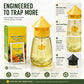 🐝🏡 LIMITED-TIME 50% OFF! Indoor & Outdoor Hanging Fly Trap – Four Entry Openings, Easy Setup & Reusable Pest Control