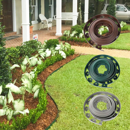 📢📢50% OFF !! ⏰Garden Edging Roll 10m with 30 Pegs🏡Roll It Out, Peg It Down – Neat Borders in Minutes ✨