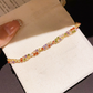 🌸 45% OFF NOW! 🌸Retro Crossover Twisted Multicolor Zircon Adjustable Bracelet