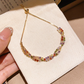 🌸 45% OFF NOW! 🌸Retro Crossover Twisted Multicolor Zircon Adjustable Bracelet