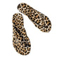 🩴✨ SAVE 46% TODAY! Women’s Leopard Flip-Flops – Soft Thong Strap, Grippy Rubber Sole and Glamorous Heart Charm