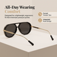 😎🔥 LIMITED TIME 52% OFF! Retro Leopard Aviator Sunglasses – Double Bridge Frame, Lightweight Comfort and Gold Tone Details 🐆