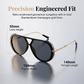 😎🔥 LIMITED TIME 52% OFF! Retro Leopard Aviator Sunglasses – Double Bridge Frame, Lightweight Comfort and Gold Tone Details 🐆