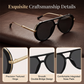 😎🔥 LIMITED TIME 52% OFF! Retro Leopard Aviator Sunglasses – Double Bridge Frame, Lightweight Comfort and Gold Tone Details 🐆