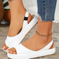 👡☀️ Summer Sale! Women's Sporty Platform Sandals – Comfortable wedge sole, elastic heel strap, and non-slip outsole ✨