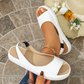 👡☀️ Summer Sale! Women's Sporty Platform Sandals – Comfortable wedge sole, elastic heel strap, and non-slip outsole ✨