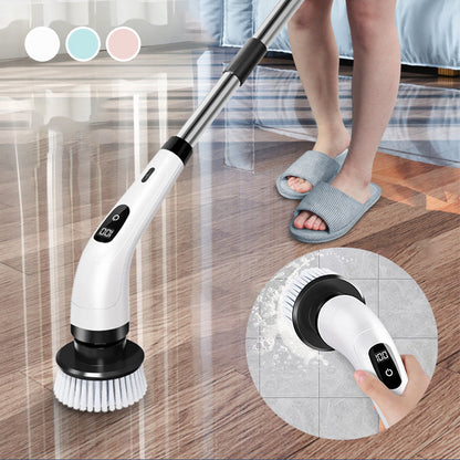 🧹 8-in-1 Electric Cleaning Brush Set – Powerful & Versatile Cleaning 🏠✨