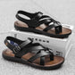 ☀️ LIMITED TIME 50% OFF! Men’s Adjustable Roman Sandals – Soft Flexible Sole, Secure Buckle Fit and Versatile Summer Style