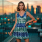 👗🌿 LIMITED TIME 51% OFF! Women’s Plus Size Sleeveless V-Neck Tie-Dye A-Line Dress – Soft Breathable Fabric, Flowy Fit and Relaxed Summer Style