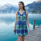 👗🌿 LIMITED TIME 51% OFF! Women’s Plus Size Sleeveless V-Neck Tie-Dye A-Line Dress – Soft Breathable Fabric, Flowy Fit and Relaxed Summer Style