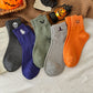 🎃🧦 LIMITED TIME 50% OFF! 5 Pairs of Breathable Halloween Crew Socks – Soft Cotton Blend, Sweat Wicking Comfort and Playful Pumpkin Style
