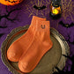 🎃🧦 LIMITED TIME 50% OFF! 5 Pairs of Breathable Halloween Crew Socks – Soft Cotton Blend, Sweat Wicking Comfort and Playful Pumpkin Style