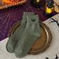 🎃🧦 LIMITED TIME 50% OFF! 5 Pairs of Breathable Halloween Crew Socks – Soft Cotton Blend, Sweat Wicking Comfort and Playful Pumpkin Style
