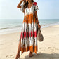 👗🌈 LIMITED TIME 51% OFF! Women’s Tie Dye V Neck Maxi Dress – Breathable Comfort, Relaxed Fit and Effortless Summer Style ✨