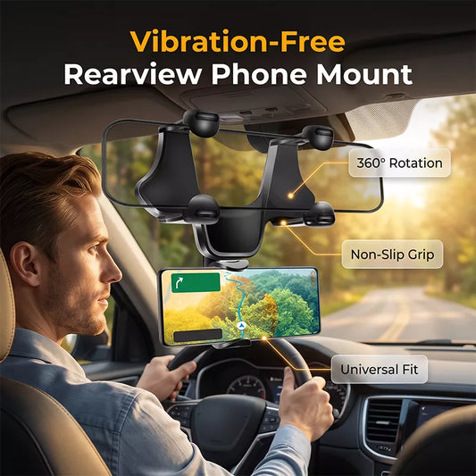 Car Rearview Mirror Phone Holder