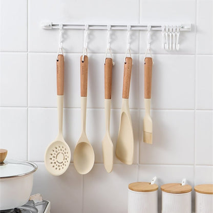 🥳2026 BESTSELLER🥾 Slide Rail Hanger Rack – Adjustable Rod, Punch-Free – Fits Standard & Extended Rails – Durable, Heavy-Load – Versatile Storage! 🛡️💨