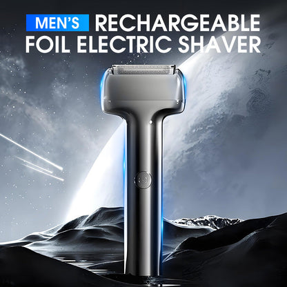 🎉🎉Surprise 50% discount！🔥Over 100,000 units sold！👱‍♂️The best grooming tool for men！Men's Efficient Rechargeable Foil Electric Shaver