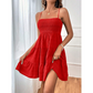 💙👗 LIMITED-TIME 52% OFF! Women’s Smocked Tiered Mini Dress – Adjustable Straps, Stretch Bust & Breezy A-Line Fit ✨